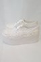 301 Series Wedge Heel French Lace Wedding Dress Shoes - 5