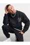 Unisex Mohican Oversize Sweatshirt Black - 2