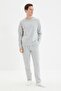 Regular Fit Gray Pajama Set - TMNAW22PT0510
