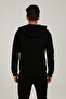 Sn72 Basic Hoodie Full Zı Black Men's Tracksuit - 2