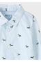 Baby Boy Purple Long Sleeve Shirt - 3