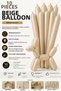10 Pieces Sand Beige Color Sausage Balloon Long Balloon Party Decoration Balloon