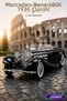 Black 1/24 Mercedes-Benz 500K 1936 Classic Diecast Model Car Metal Classic Vehicle