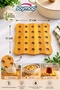 Bamboo Trivet 17X17 cm Pot Mat Teapot Mat Heat Resistant Countertop Protector Wooden Trivet