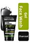 Men's Complete Care Set Charcoal Face Wash Gel 100ml + Total Clean Shower Gel 300 Ml + Roll On - 2