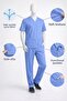 Stretch Fabric Nurse Doctor Uniform Premium Belinda Soft Fabric Scrubs Hospital Uniform |   Surgical Team - 4