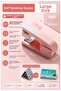 Pink Stapler 24/6 1 Piece Fixpoint P-4550 Pastel Colors Large Stapler and Wire 20 25 S