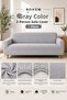 Bohemian Pattern 3 Seater Gray Sofa Cover |   Elastic Sofa Cover | Sofa Bed Cover |   Seat Cover - 2