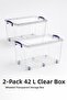 42 Lt Toy Storage Box with 2 Wheels, Toy Organizer-Children's Room Organizer