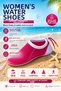 Women's Sea Shoes Non-Slip Sole Quick Drying Pool Beach Sea Shoes Fuchsia - 3