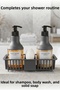 Set of 2 Glass Liquid Soap Dispensers |   Hand and Dish Soap Set |   Bathroom Organizer with Stand |   250 ml X 2 - 3