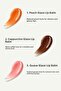 Glowy Trio, Lip Glowy Balm Guava + Cappuccino + Peach Glaze | Vitamin E, Squalane, Ceramide - 2