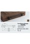 Doruk Furniture Cabinet Handle 96 mm - 128 mm - 160 mm - 192 mm - 224 mm - 320 mm Black 1St Quality Metal - 5