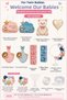 Twin Baby Hospital Door Decoration Girl Boy Birth Room Decoration Set Balloon Stand Tulle Curtain with 45 Balloons - 2