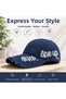 Unisex Navy Blue Never Give up Embroidered Baseball Hat Adjustable Vintage Streetwear Sport Cap - 4