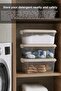 2-Pack 7.5Lt Elora Organizer Box - Bathroom Organizer Powder Tablet Detergent Storage Box Beige - 2