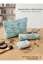 Multi-Purpose 3-Piece Travel and Stationery Set (Bag, Pen Holder & Mini Wallet)