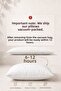 Soft Extra Plush 4-Piece Throw Pillow Inner Cushion - Inside the Throw Pillow - Different Sizes - Filling Made of 100% Crinkle Sponge - Inner Filling for Throw Pillows - 4