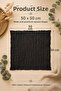 Napkin Holder 6-Piece Bohemian Napkin Set Wedding 100% Cotton Crinkled Textured Engagement Organization Table Napkin - 3