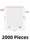 2000 Pieces 28X35+5 cm Transparent Green Recyclable Adhesive Nylon Bag 28X40 Green Recycle Bag