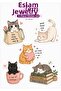 Cat Sticker Set – 5-Piece Waterproof Vinyl Stickers |   Laptop • Water Bottle • Phone • Food Container - 4