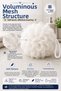 White Soap Shower Loofah Foaming Bath Loofah with Soap Soft Textured Practical Shower Scrubber Hanging Loofah - 4
