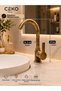 Antique Washbasin Faucet 360 °   Rotating Pipe Antique Color Modern Design - 4