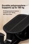Soleus Wheel Foot Sole and Calf Massage and Stretching Tool Set of 2 Achilles Tendon Balance Training Black - 6