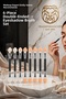 6-Piece Double-Ended Eyeshadow Applicator Set 6.2 cm Eye Makeup Sponge 723479 - 6