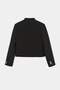 Black Judge Collar Buttoned Short Sports Jacket Tdrss26Ce00018 - 6