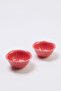 Set of 2 Flower Shaped Ceramic Bowls Pink Tphss26Tbk00031 - 4