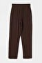 Brown Crew Neck Sleeveless Pants Comfortable Fit Top and Bottom Set Tdrss26Au00052 - 7