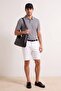Gray Regular/Normal Cut Textured Polo Neck T-Shirt Tmnss26Po00048 - 2