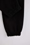 Black Plain/Basic Boys' Jogger Thick Non-Embossed Knitted Sweatpants Tkdaw27Ea00010 - 6