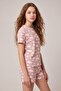 Pink Girl's Pajama Set Tkdss26Pt00035 - 2