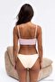 Sarı-Pembe 2'li %100 Pamuklu Pointel Kapsız Bralette Örme Sütyen THMAW27SU00001 - 6