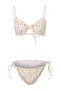 Floral Patterned Tunnel Balconette Covered Brazilian Low Waist Bikini Set Tbess22Bt0021 - 6