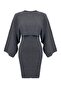 Antrasit Mini Triko Bolero-Elbise Takım TWOAW25EL00056 - 5