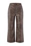 Haki Degrade Wide Leg/Geniş Paça Suni Deri Örme Pantolon TWOAW27PL00023