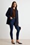Koyu Mavi Ekstra Esnek Yüksek Bel Skinny Jeans TWOAW27JE00199 - 2