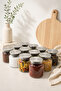 Set of 12 500 ml Vacuum Spice Containers with Metal Lids - Storage Container - Jar - with Label - 3