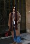 Burgundy Double Layer Scarf Scarf - 3