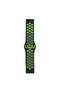 ®   Watch 20mm Sports Perforated Strap - Black-Green - 2