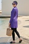 3-Piece Hijab Swimsuit Set 1524 - Purple - 4