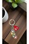 Miyuki Beads Handmade Olympic Flag and Turkish Flag Keychain/Bag Ornament 1 - 2