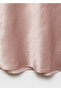 Satin Skirt with Crumpled Effect - 5