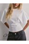 Bele Oturan Yarasa Wide Sleeve Natural Viscose Blouse - 2
