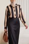 Thick Striped Button-Down Shirt - Mink - 4