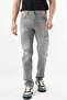 Men's String Ripped Jeans Gray - 6