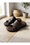 Genuine Leather Men's Sandals Slippers Summer Orthopedic Comfortable Daily Use Brown 1920